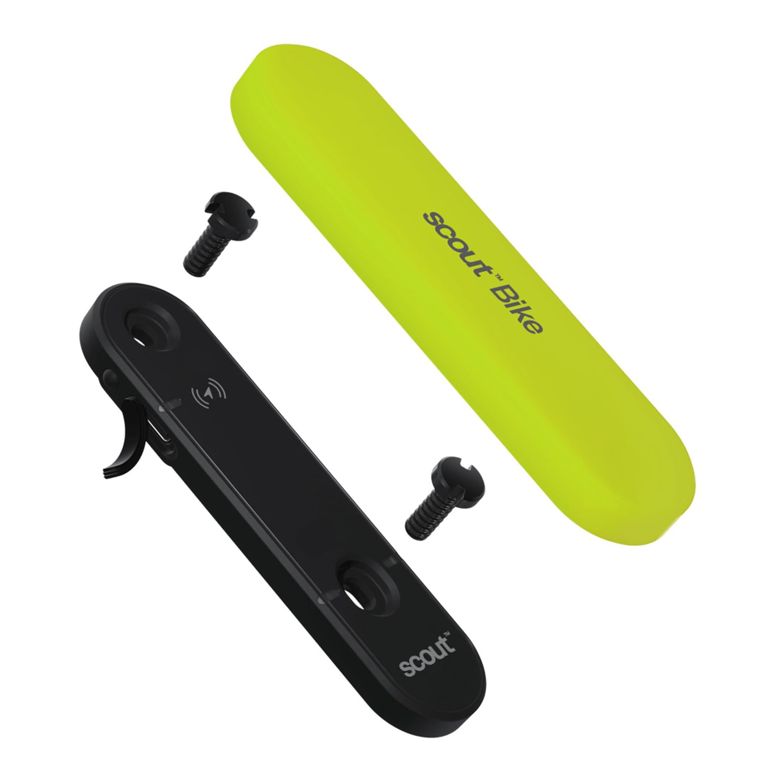 Knog Scout 自転車アクセサリー 黒・黄色 カバー付き　防犯グッズ KNOG SCOUT BLACK 23SS 54-3607500102 | 自転車、ゴルフ